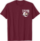 To The Moon BTC Bitcoin Cryptocurrency Astronaut T-Shirt - T-Shirt | Maroon