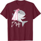 Shark Bride, Shark Squad, Wedding Shirt T-Shirt - T-Shirt | Maroon