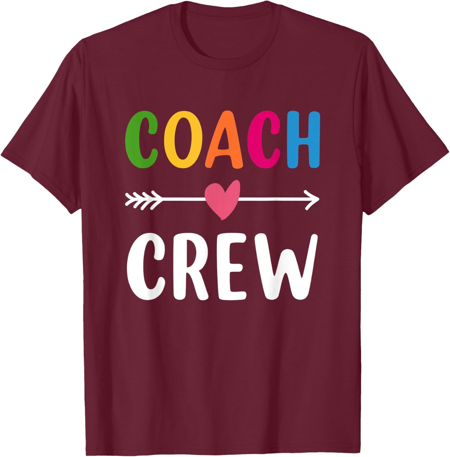 Coach Crew Instructional Coach Teacher Gift Men Women T-Shirt - T-Shirt | Maroon