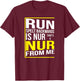 Run Spelt Backwards Is Nur Funny Running Marathon Runner T-Shirt - T-Shirt | Maroon