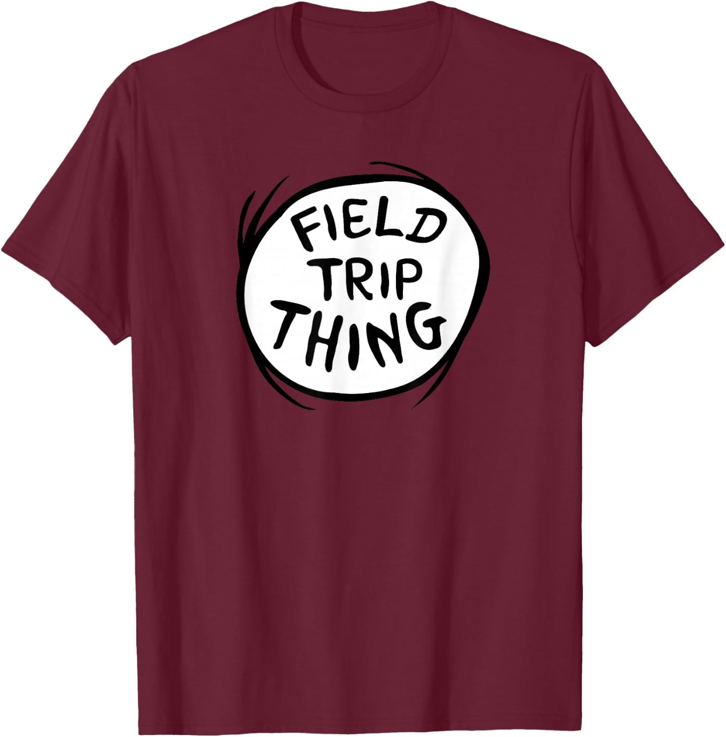Dr. Seuss Field Trip Thing T-Shirt - T-Shirt | Maroon