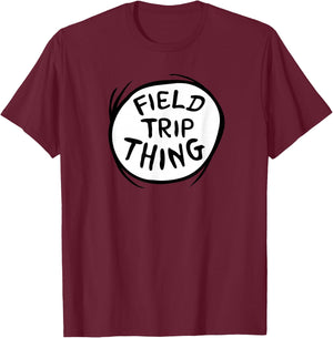 Dr. Seuss Field Trip Thing T-Shirt - T-Shirt | Maroon