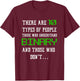 10 Types Of People Binary T Shirt Funny Computer Geek T-Shirt - T-Shirt | Maroon