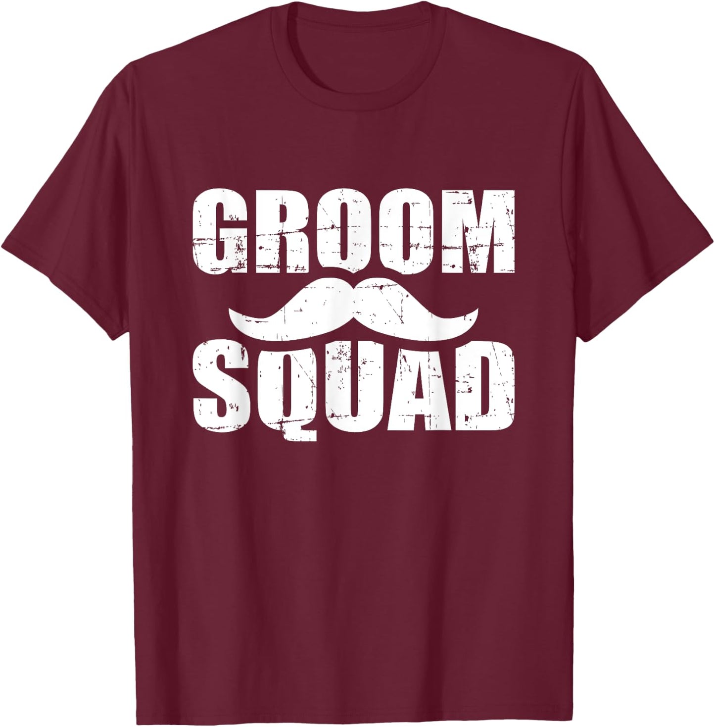Junggesellenabschied Geschenke Groom Squad Stag Party JGA , Black, Small T-Shirt - T-Shirt | Maroon