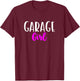 Garage Girl Mechanic Women Funny Cute T-Shirt - T-Shirt | Maroon