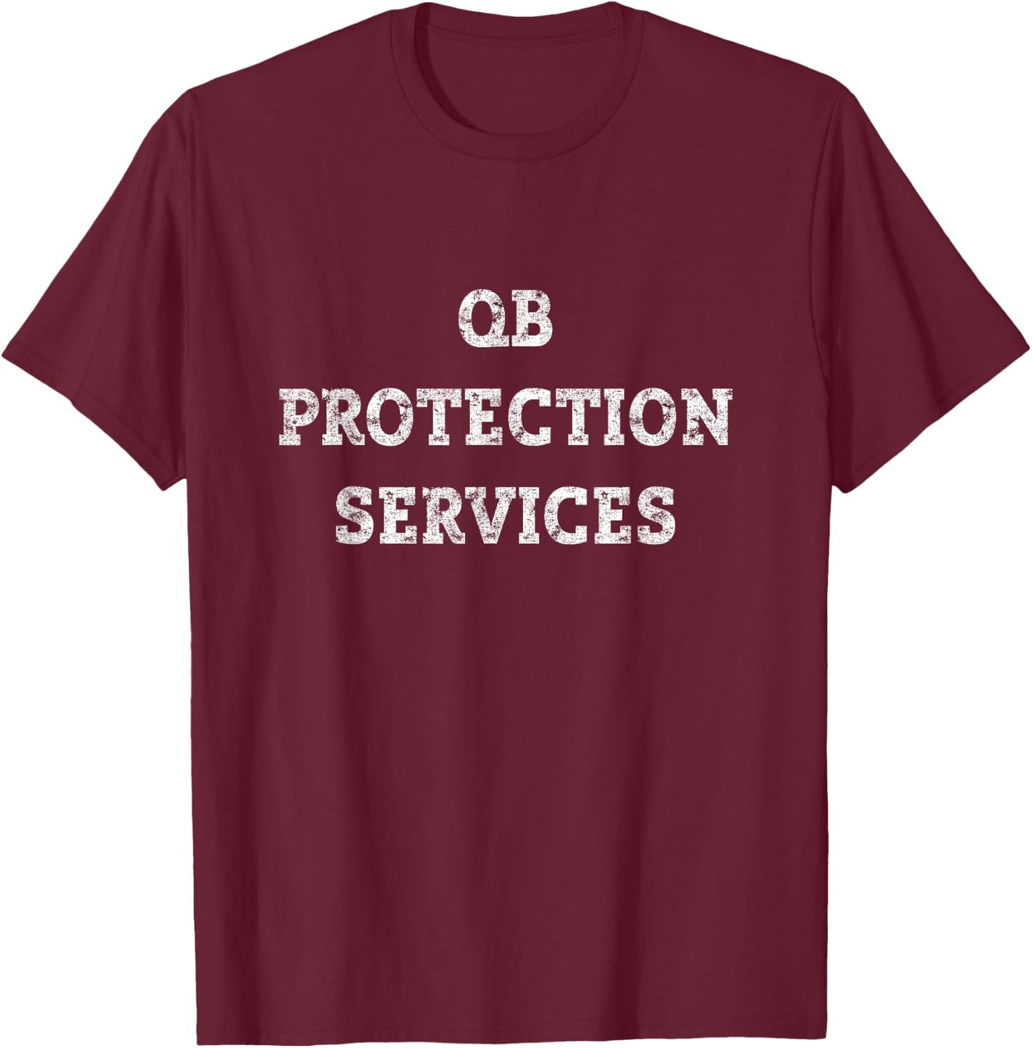 QB protection services T-Shirt - T-Shirt | Maroon