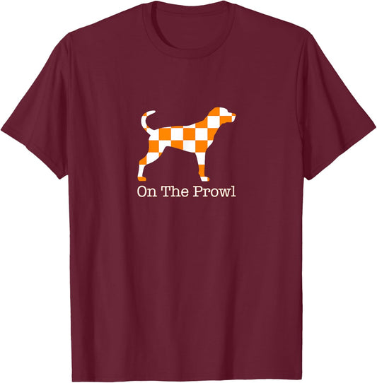 Tennessee Hound On The Prowl Vol Dog Knoxville Fan Game Gift Small T-Shirt - T-Shirt | Maroon