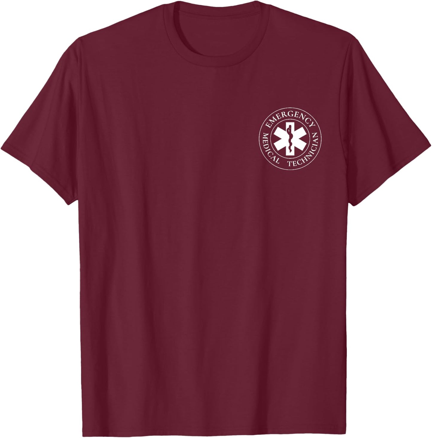 EMT Emergency Medical Technician Uniform First Aid Men Women T-Shirt - T-Shirt | Maroon