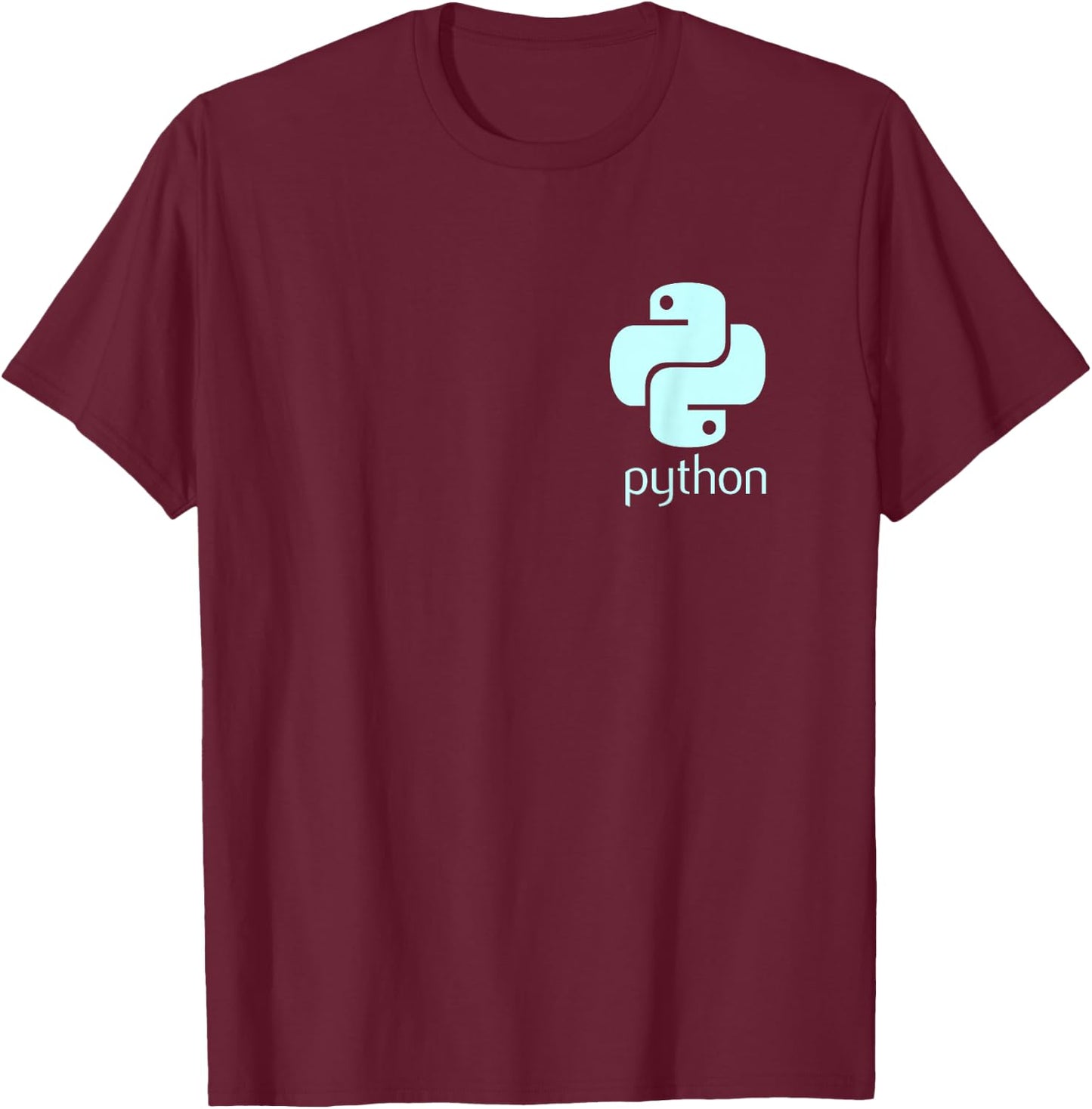 Python Programmer Computer Developers T-Shirt - T-Shirt | Maroon