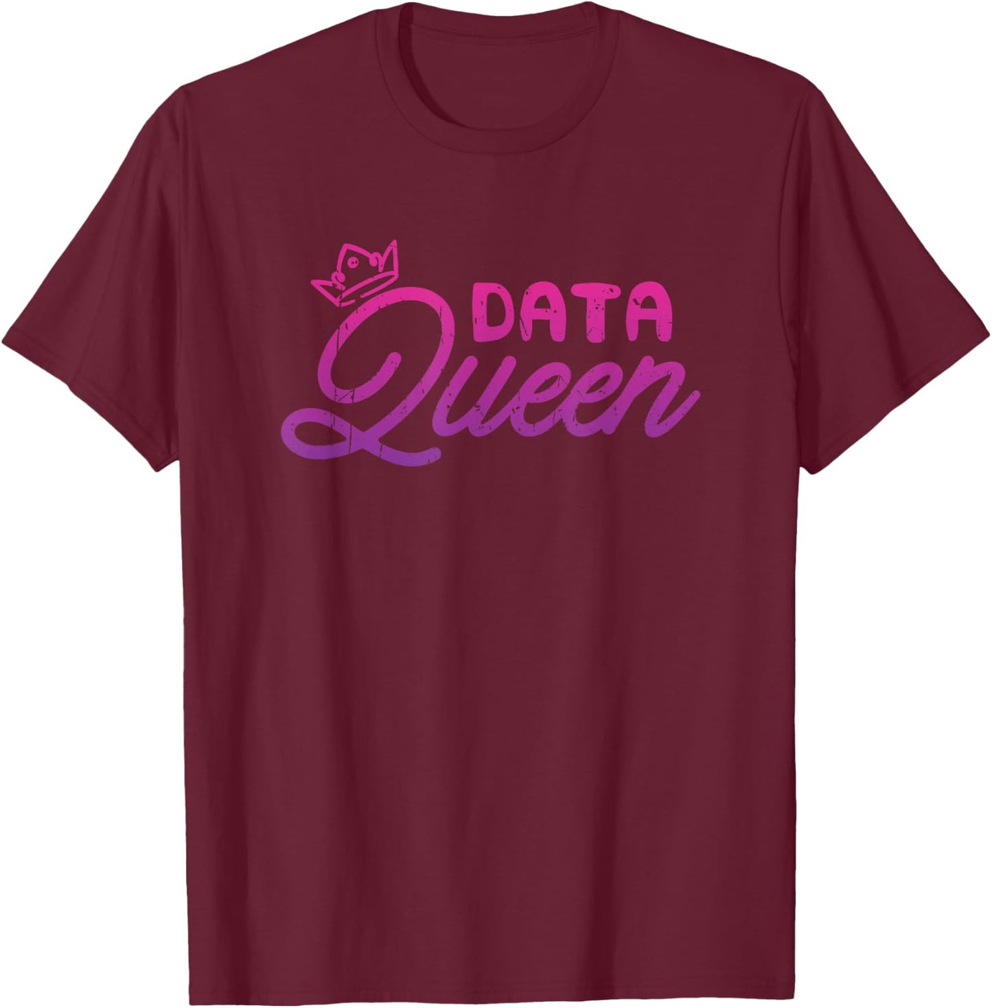 Data Queen - coding T-Shirt - T-Shirt | Maroon