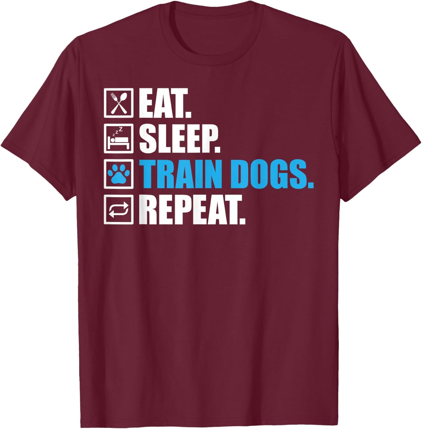 Cool Dog Agility Women Dog Owner Puppy In Training T-Shirt - T-Shirt | Maroon