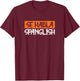 se habla Spanglish Design T-Shirt - T-Shirt | Maroon