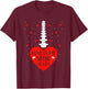 Love Is The Spine Of Life Anatomical Spine Valentines Lover T-Shirt - T-Shirt | Maroon
