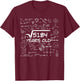 72nd Birthday Square Root of 5184 72 Years Old T-Shirt - T-Shirt | Maroon