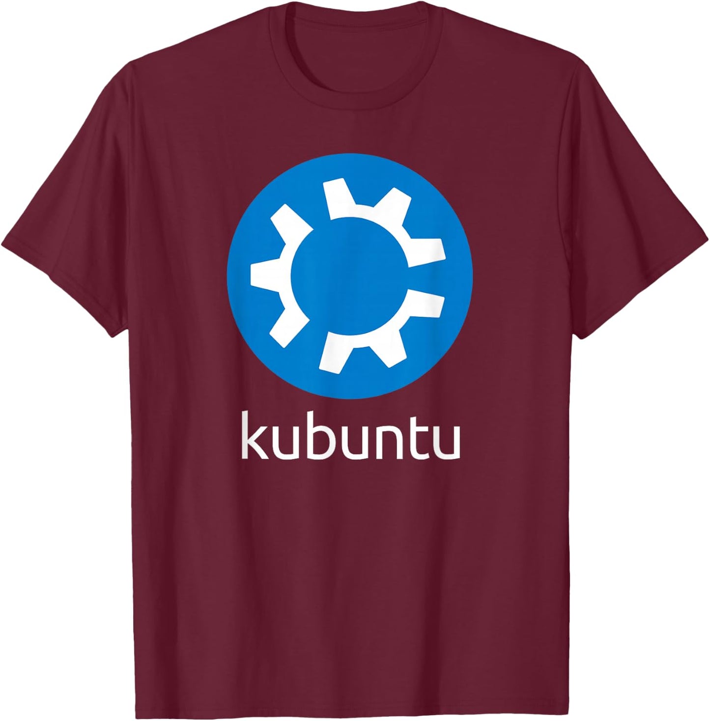 Kubuntu - Computing Software for Linux & Ubuntu Programmers T-Shirt - T-Shirt | Maroon