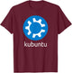 Kubuntu - Computing Software for Linux & Ubuntu Programmers T-Shirt - T-Shirt | Maroon