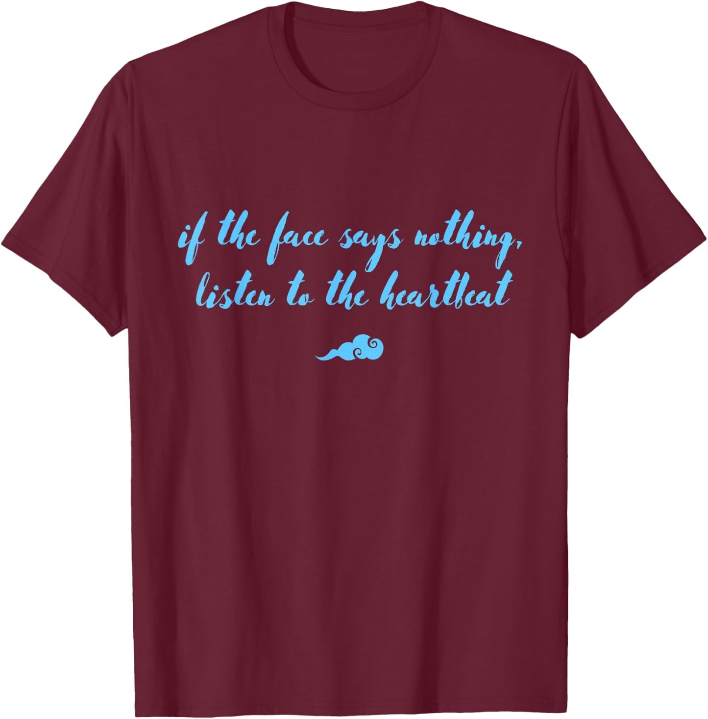 WangXian Listen to the Heart - MoDaoZuShi, The Untamed, CQL T-Shirt - T-Shirt | Maroon