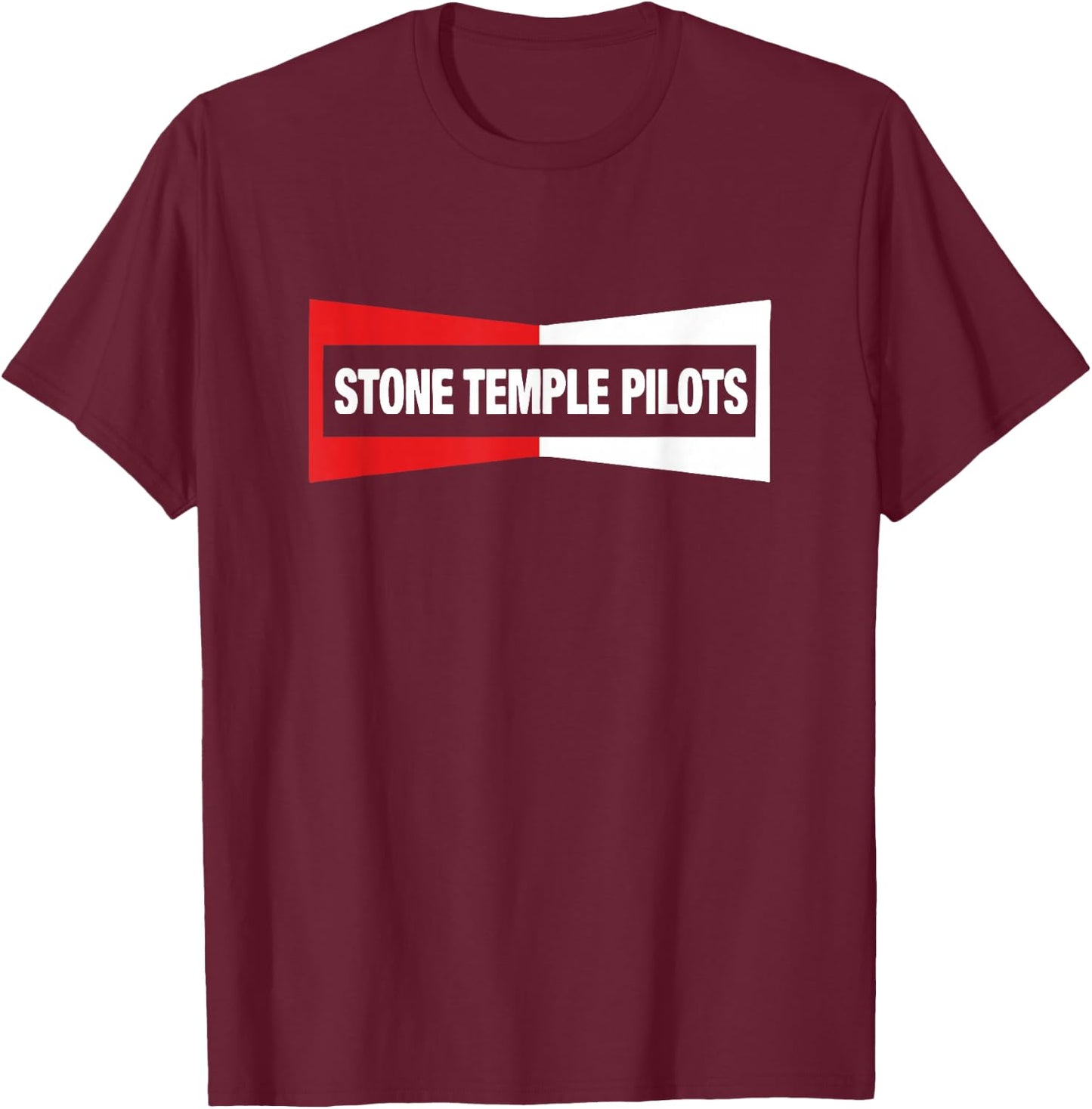 Stone Temple Pilots The Rise of Rock Dateback T-Shirt - T-Shirt | Maroon