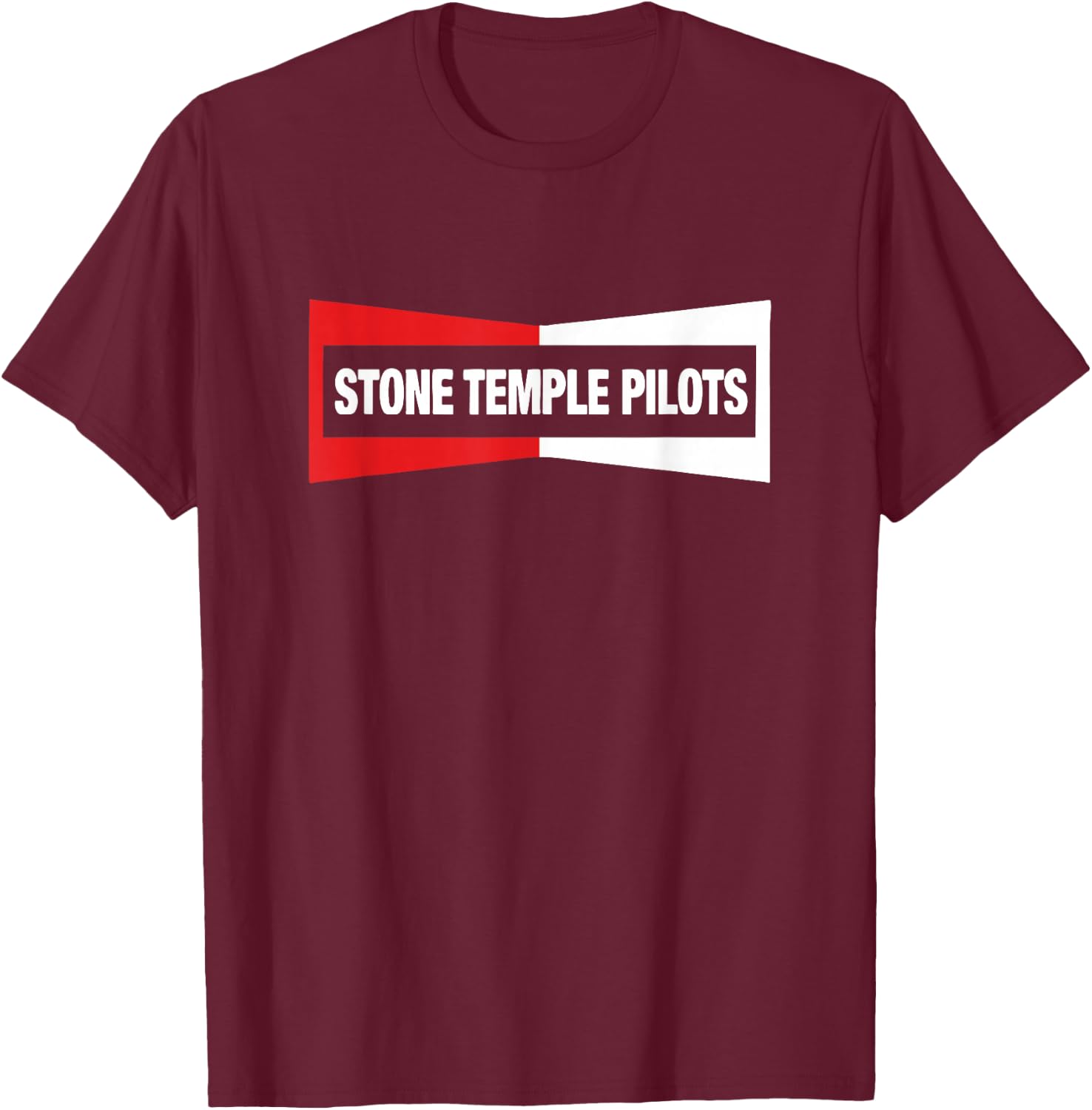 Stone Temple Pilots The Rise of Rock Dateback T-Shirt - T-Shirt | Maroon