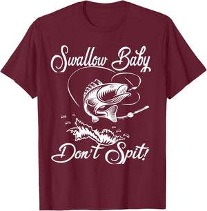 Angle Fish Hook Sarcastic Man Saying Funny Fishing T-Shirt - T-Shirt | Maroon
