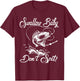 Angle Fish Hook Sarcastic Man Saying Funny Fishing T-Shirt - T-Shirt | Maroon