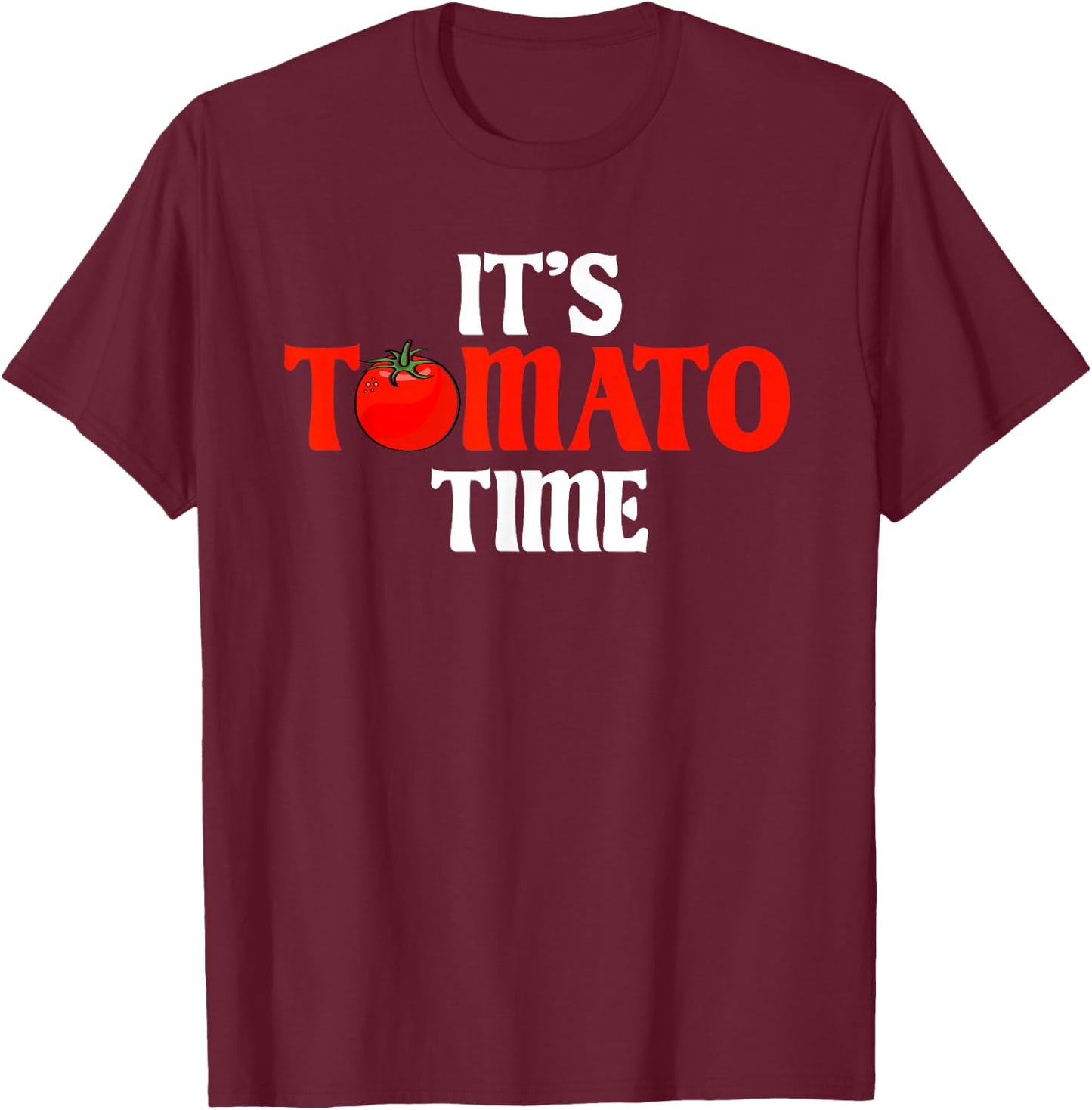 Tomatoes Vegetable Vegans Gardeners Vegetarian Gardening T-Shirt - T-Shirt | Maroon