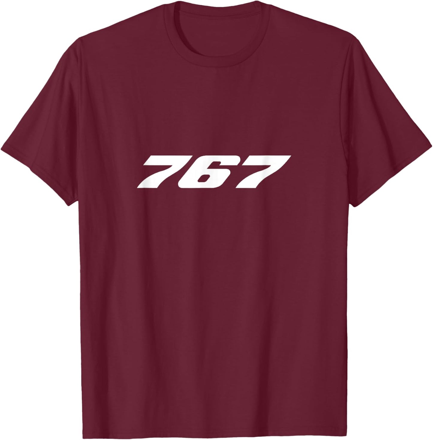 767 Airliner Plane For Avgeeks T-Shirt - T-Shirt | Maroon