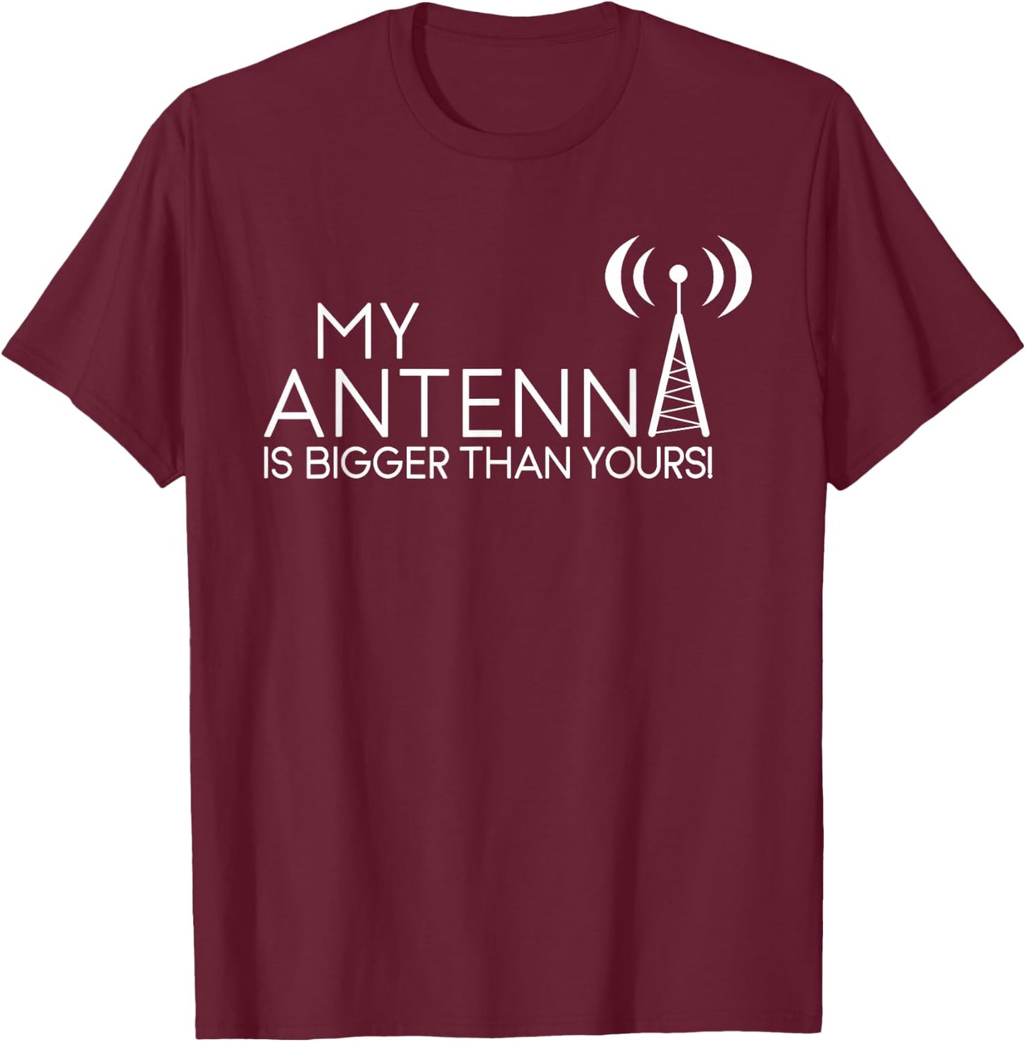 Ham Radio Morse Code CB Radio Nerdy Geek CW Operator T-Shirt - T-Shirt | Maroon