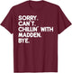 MADDEN First Name Funny Personalized Named Friend Of T-Shirt - T-Shirt | Maroon
