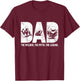 Dad The Welder The Myth The Legend Father's Day Welding T-Shirt - T-Shirt | Maroon