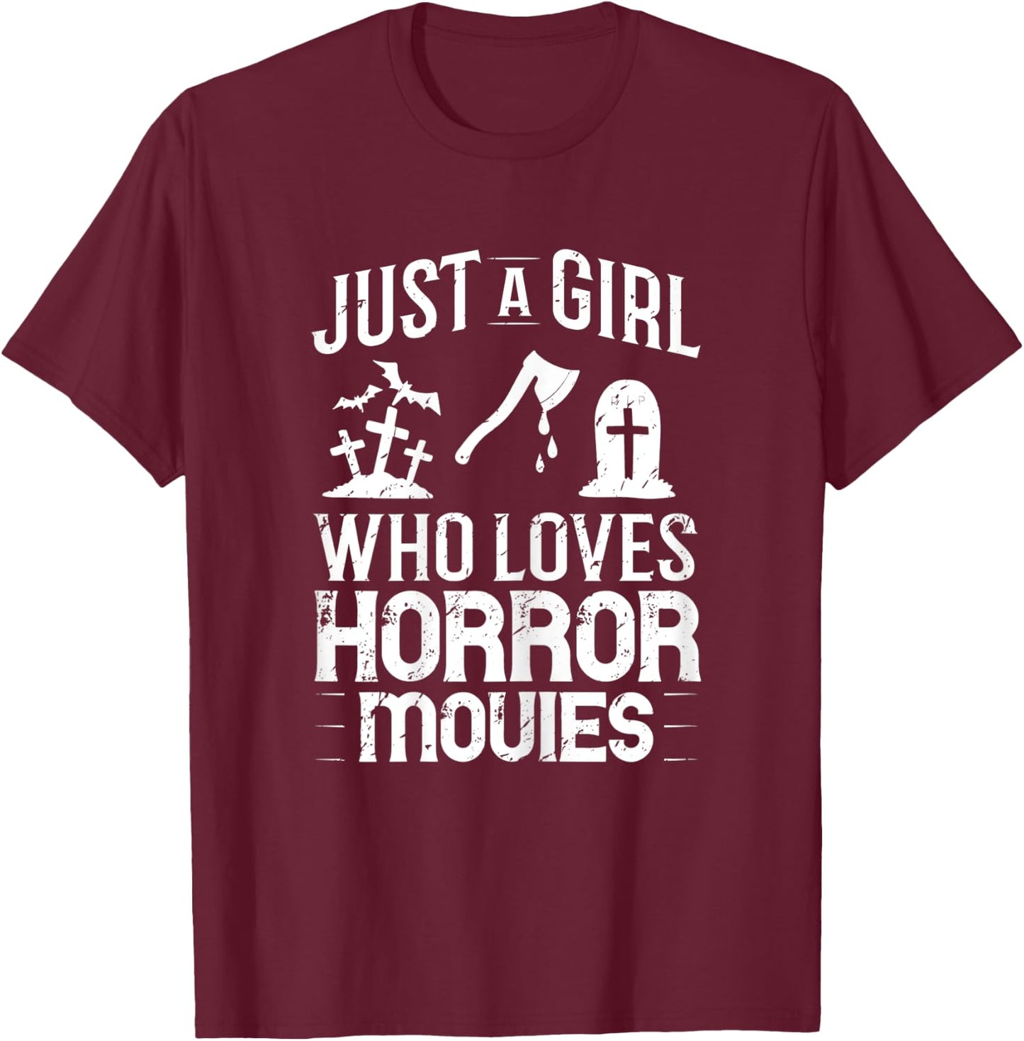 Horror Movie Film Quotes Collection T-Shirt - T-Shirt | Maroon