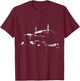 18 Wheeler Semi Truck Shirt for Truck Drivers Who Love OTR T-Shirt - T-Shirt | Maroon