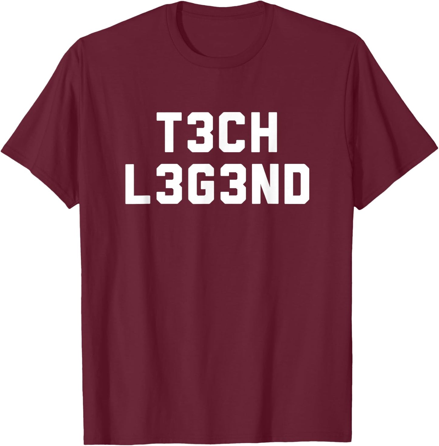 IT Tech Guy Gift Computer Enthusiast Techy T-Shirt - T-Shirt | Maroon