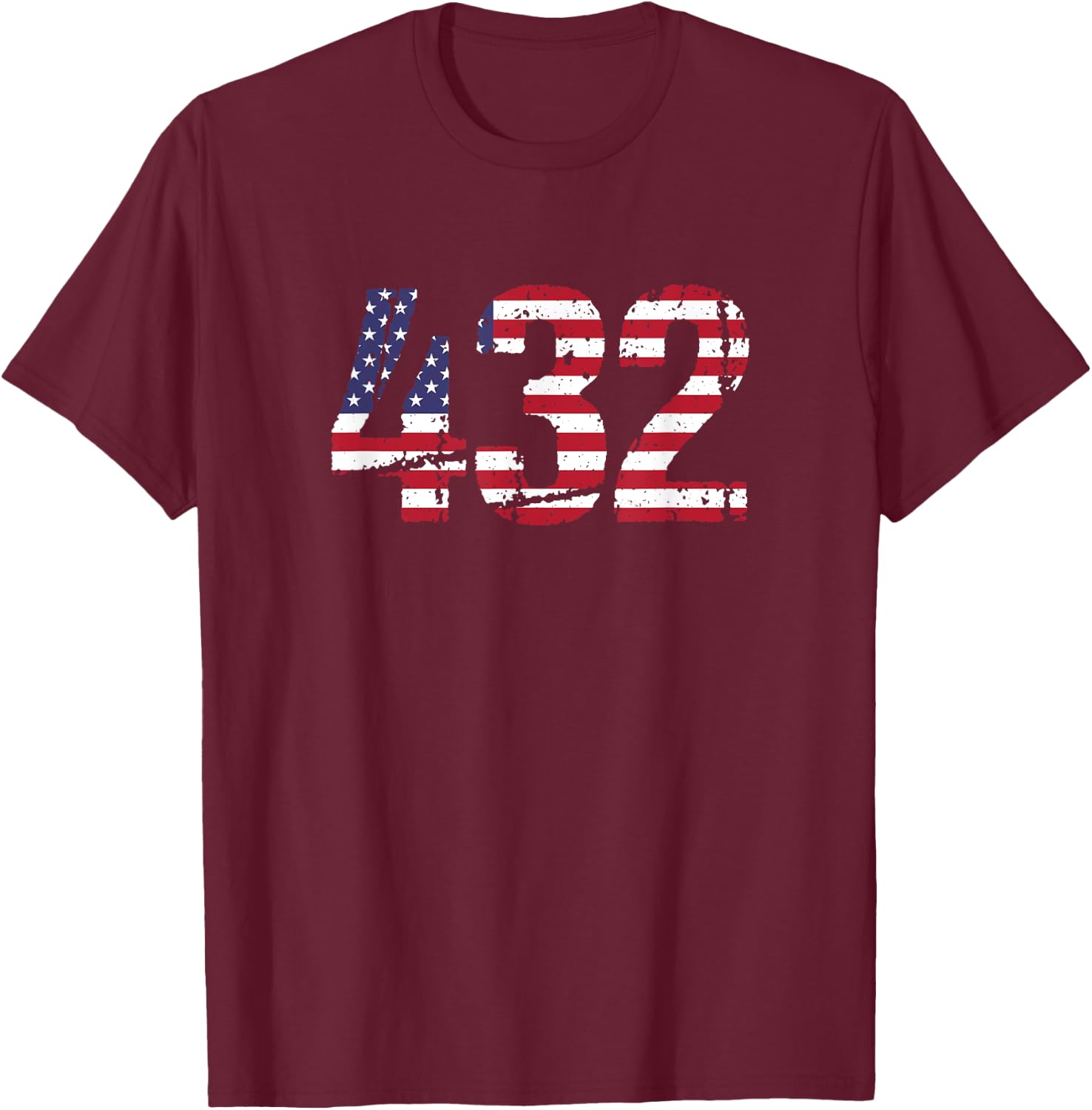 432 Texas Area Code T-Shirt - T-Shirt | Maroon