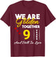 9 Year Anniversary T-Shirt - T-Shirt | Maroon
