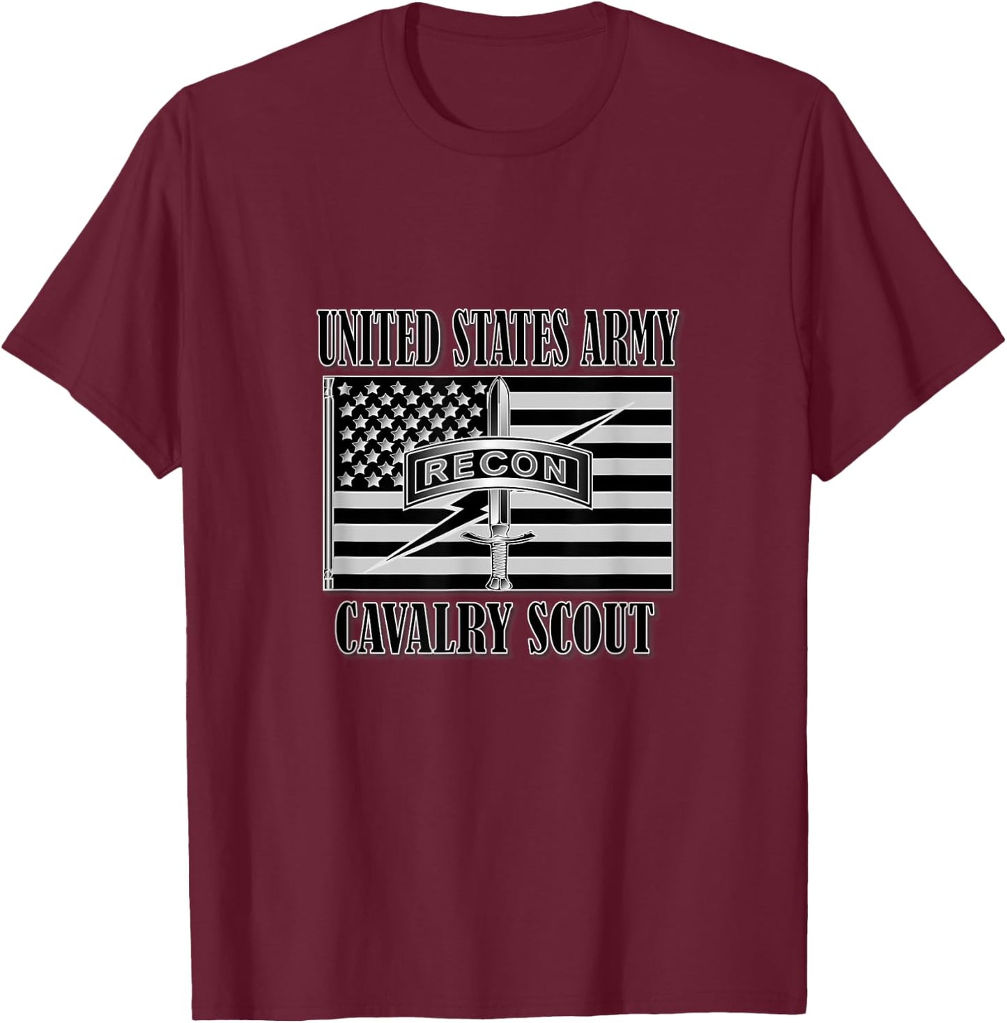 Cavalry Scout T-Shirt - T-Shirt | Maroon