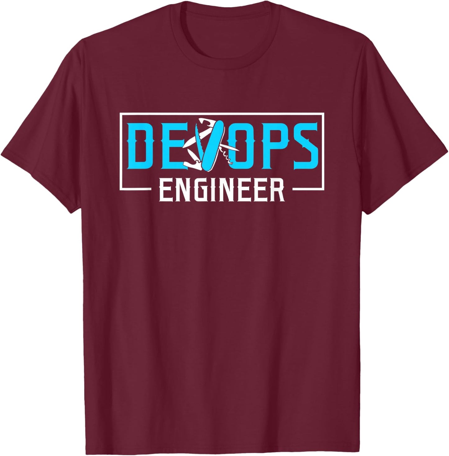 Sys admin and developer Design for a Cloud devops engineer T-Shirt - T-Shirt | Maroon