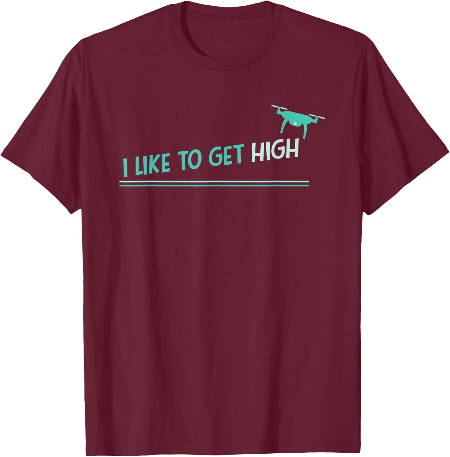 Drone Pilot Design For Drone Enthusiasts T-Shirt - T-Shirt | Maroon