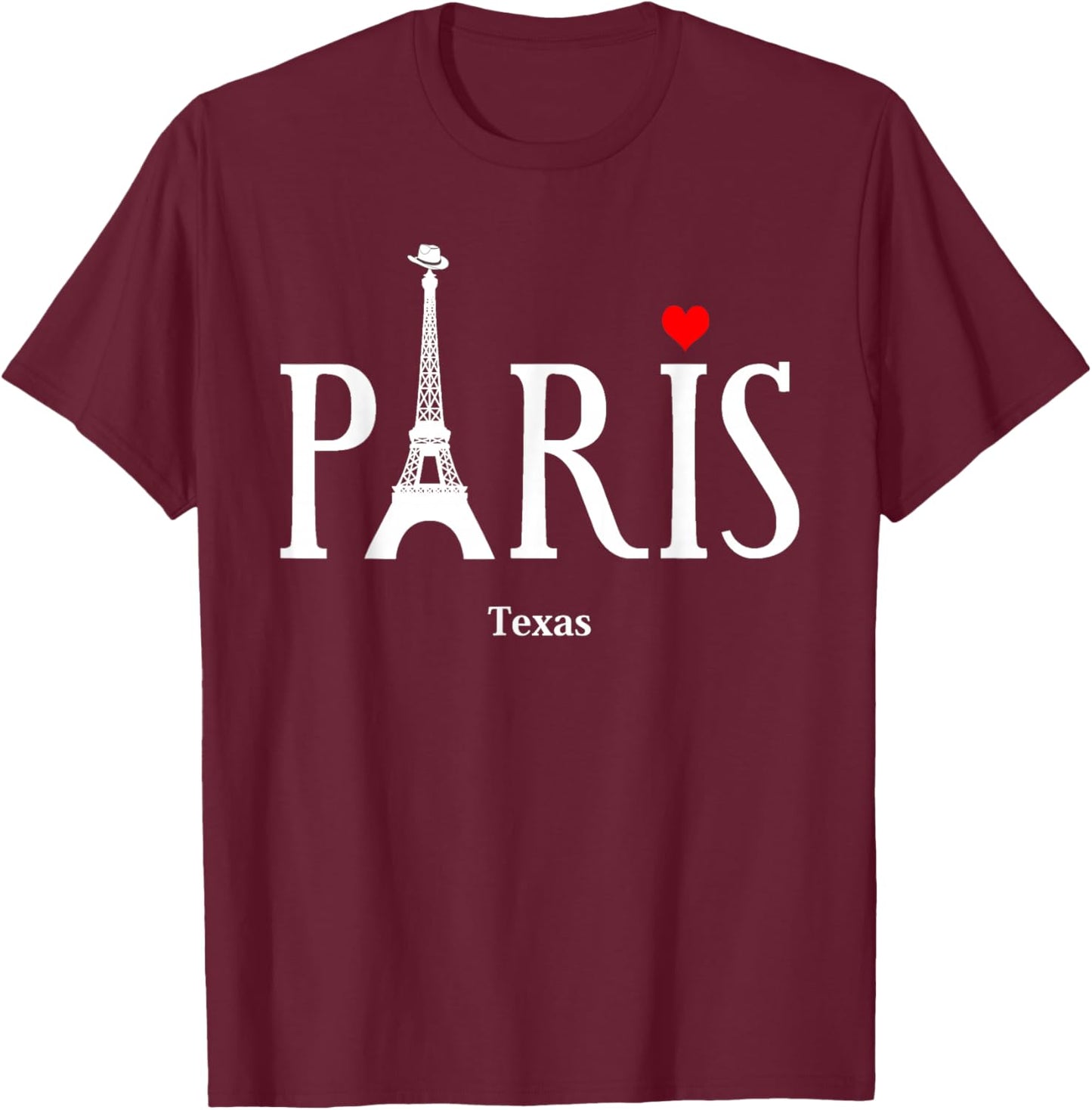Paris Texas T-Shirt - T-Shirt | Maroon