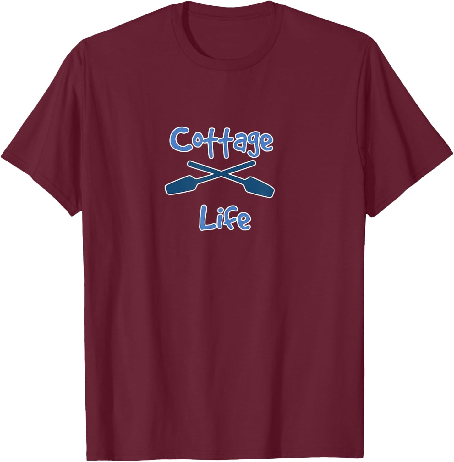 Lake Life Shirt, Vacation Gear, Cabin Apparel, Cottage Life T-Shirt - T-Shirt | Maroon