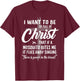 Funny Christian Full Of Christ Mosquito Power In The Blood T-Shirt - T-Shirt | Maroon