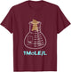 Elements Scientist periodic Table Student Funny 1 Mole/L T-Shirt - T-Shirt | Maroon