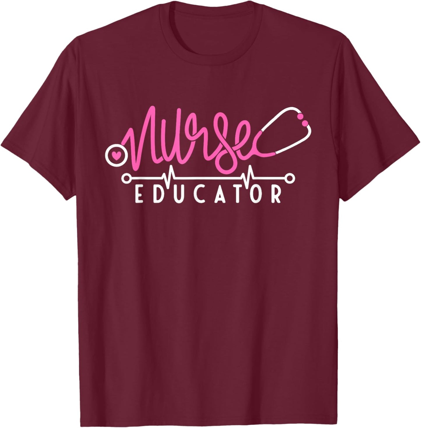 Certified Nurse Educator CNE - Nursing School Instructor T-Shirt - T-Shirt | Maroon