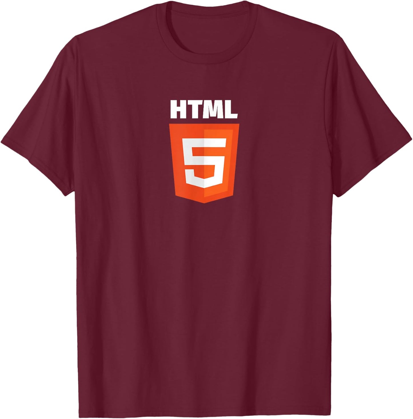 Couples HTML CSS Programmer T-Shirt - T-Shirt | Maroon