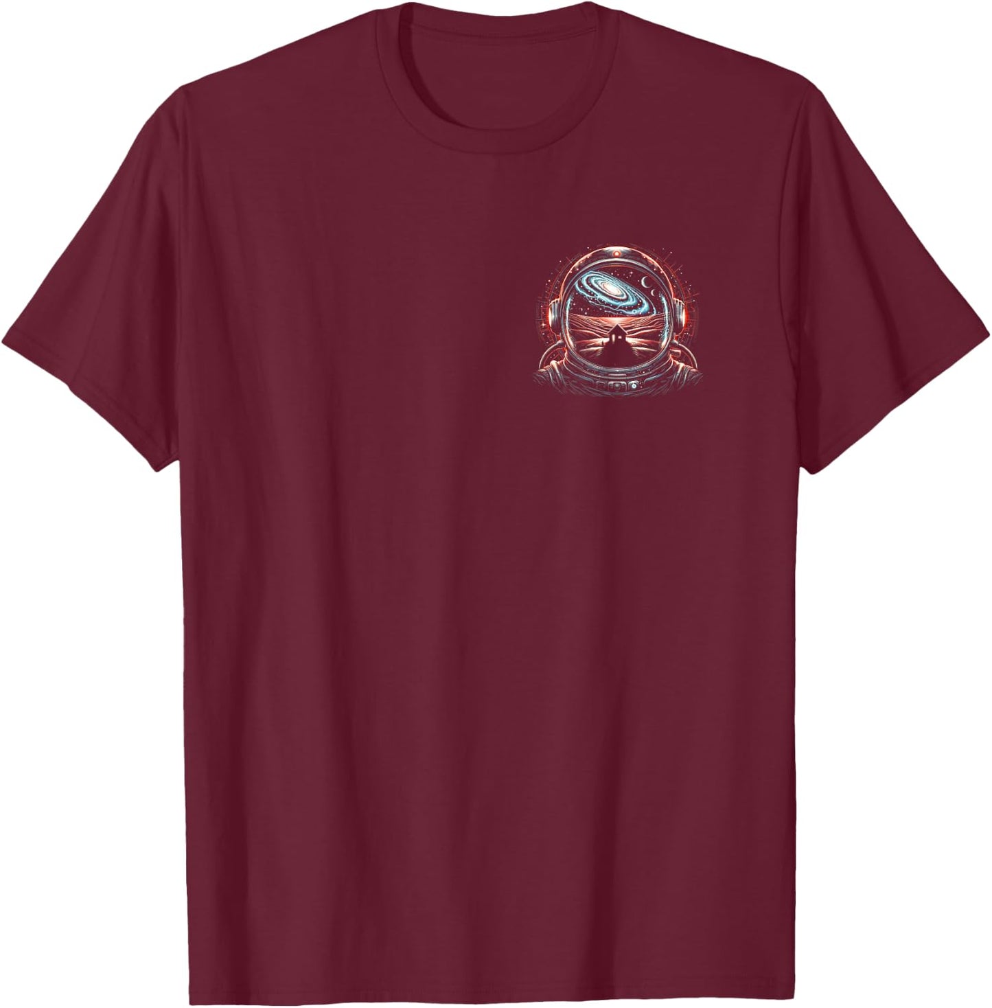 Design front and back. Mars Mission 2026 to Occupy Mars T-Shirt - T-Shirt | Maroon