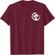 Japanese Enso Circle Bonsai Tree Zen Master Buddha T-Shirt - T-Shirt | Maroon
