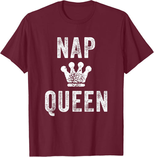 Nap Queen Crown Funny Sleeping Power Napping Girl Champion