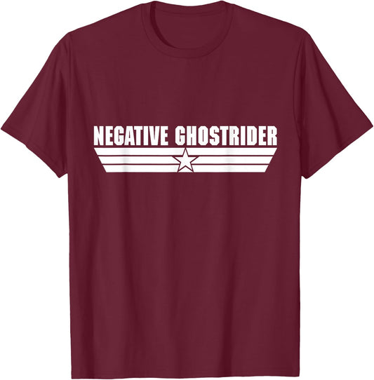 Negative Ghostrider Sarcasm T-Shirt - T-Shirt | Maroon