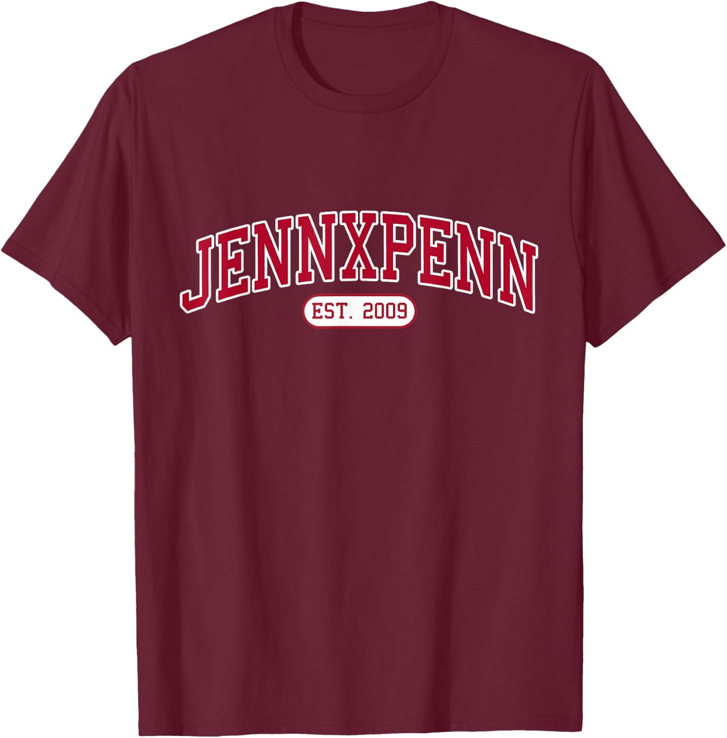 Jennxpenn University T-Shirt - T-Shirt | Maroon