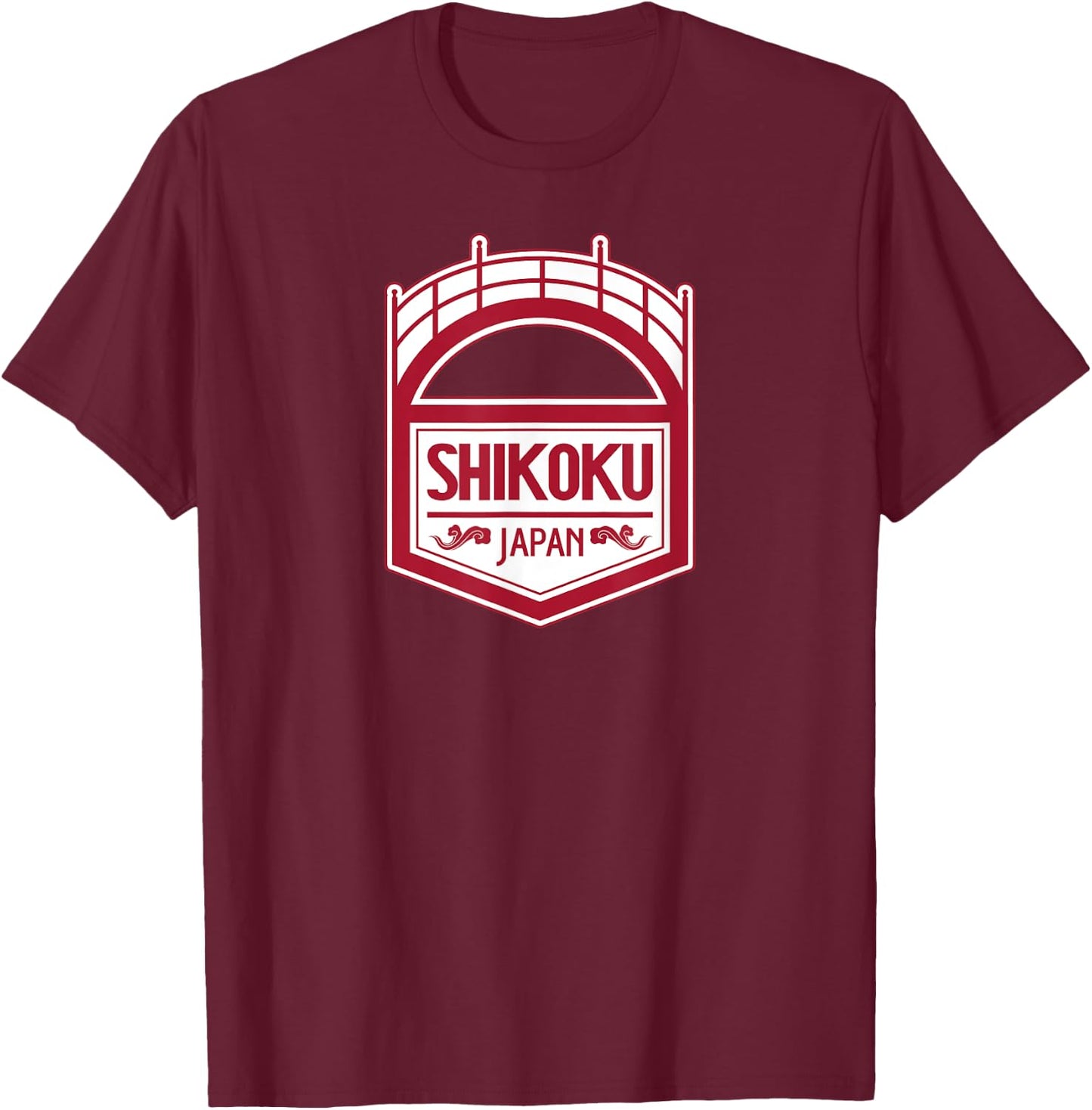 Shikoku – Japan T-Shirt - T-Shirt | Maroon